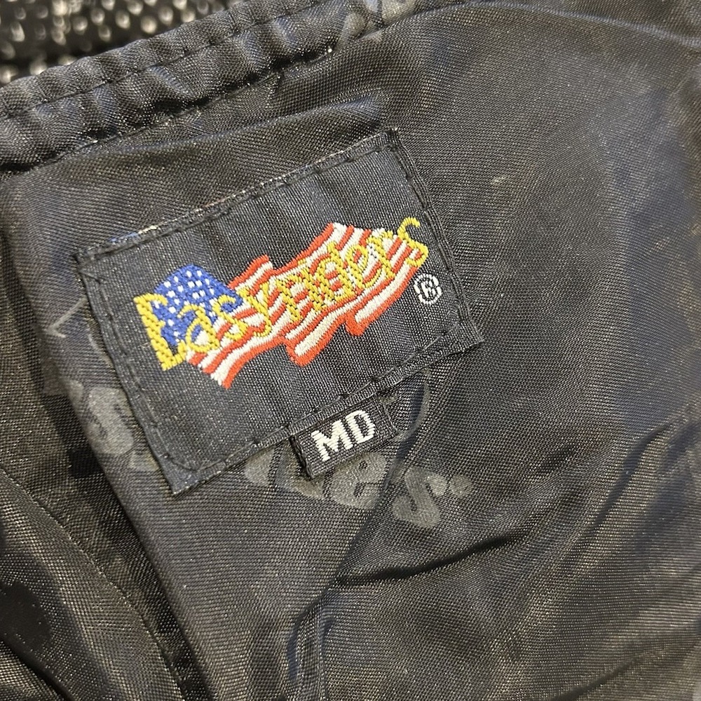 FABULOUS Vintage‎ Leather Easy Rider Motorcycle BUSTIER-Bra -Corset Closer Snaps - Picture 7 of 8